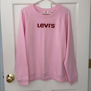 Pink Levi’s crewneck